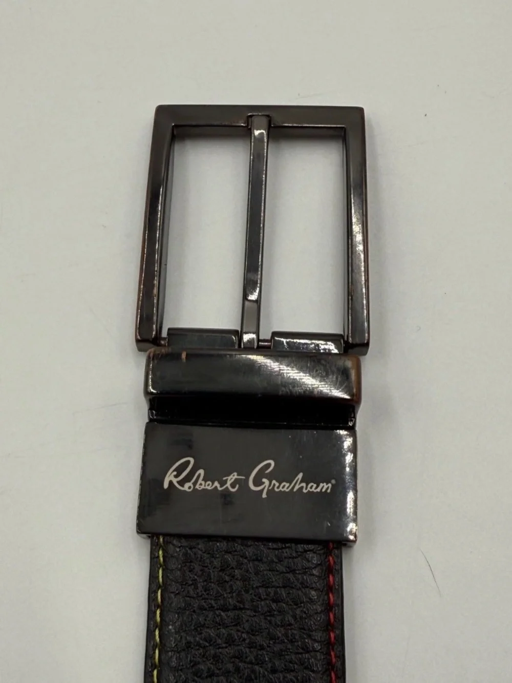 Robert Graham black leather